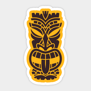 Tiki Head Sticker